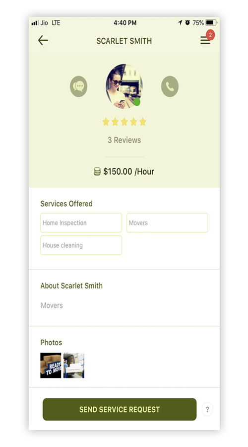 Kneebu - On Demand Service App (User) screenshot 9